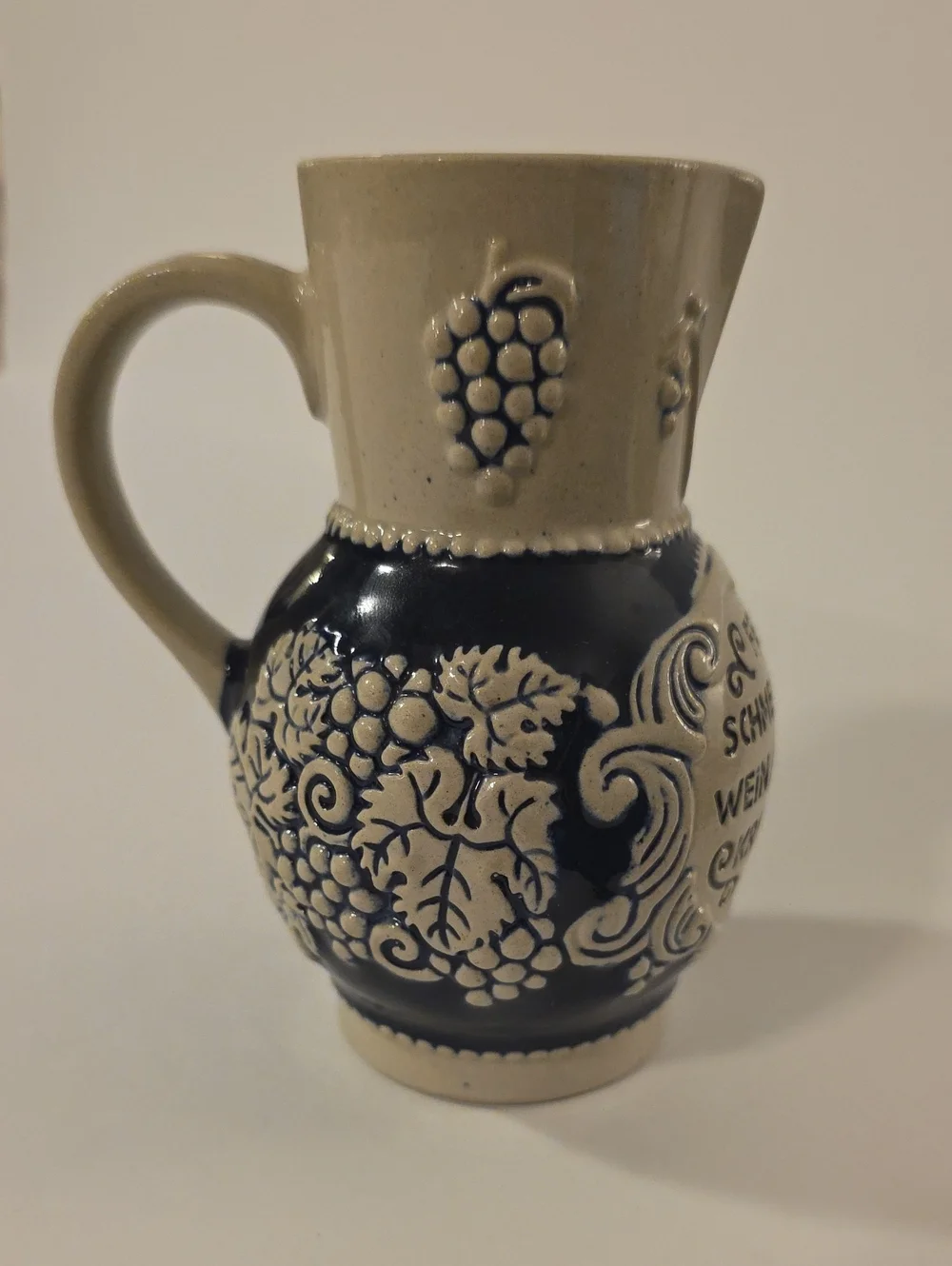 Vintage 1960s‎ Marzi & Remy German Stoneware Salt Glazed Wine Pitcher 2956